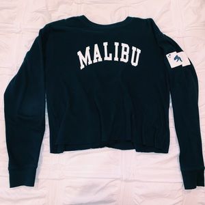 brandy melville cropped malibu tee